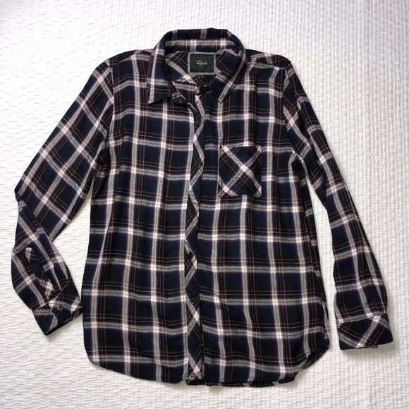 Rails Tops - Rails Plaid Button Down Long Sleeve Shirt …